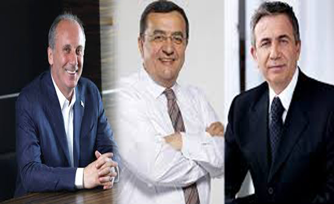 CHP'de İnce,Yavaş,Batur