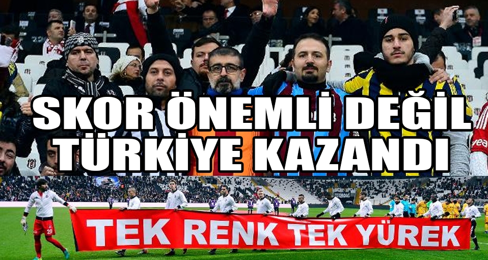 Beşiktaş-Kayserispor maçını Türkiye kazandı