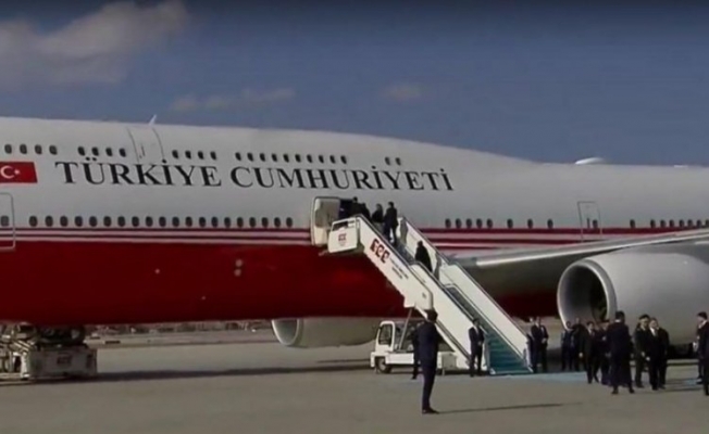 Erdoğan 'uçan Saray' ile Paris'e uçtu!