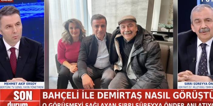 Abdullah Öcalan, Devlet Bahçeli için ne dedi? Bahçeli, DEM Partililere ne dedi? Sırrı Süreyya Önder canlı yayında tek tek açıkladı