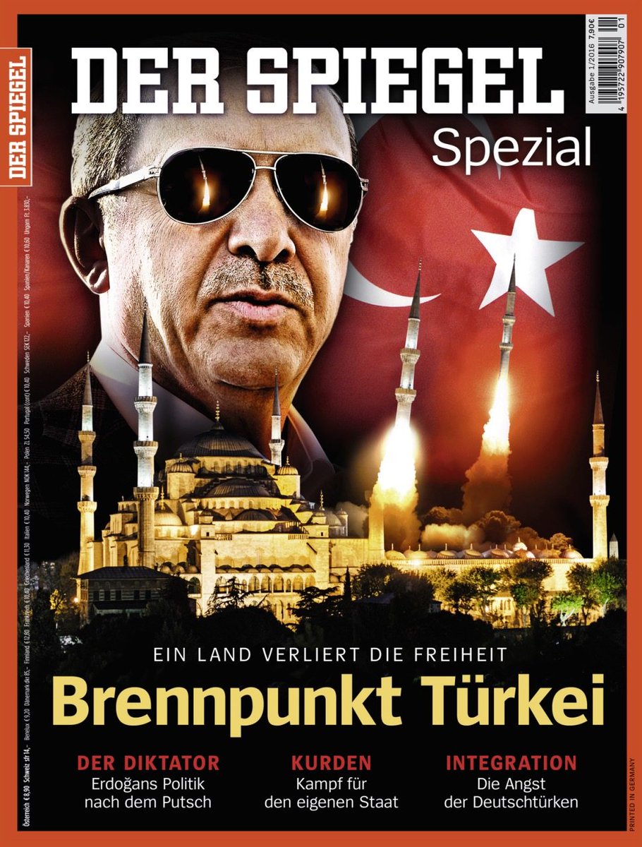 Der Spiegel'den Erdoğan'ı kızdıracak kapak