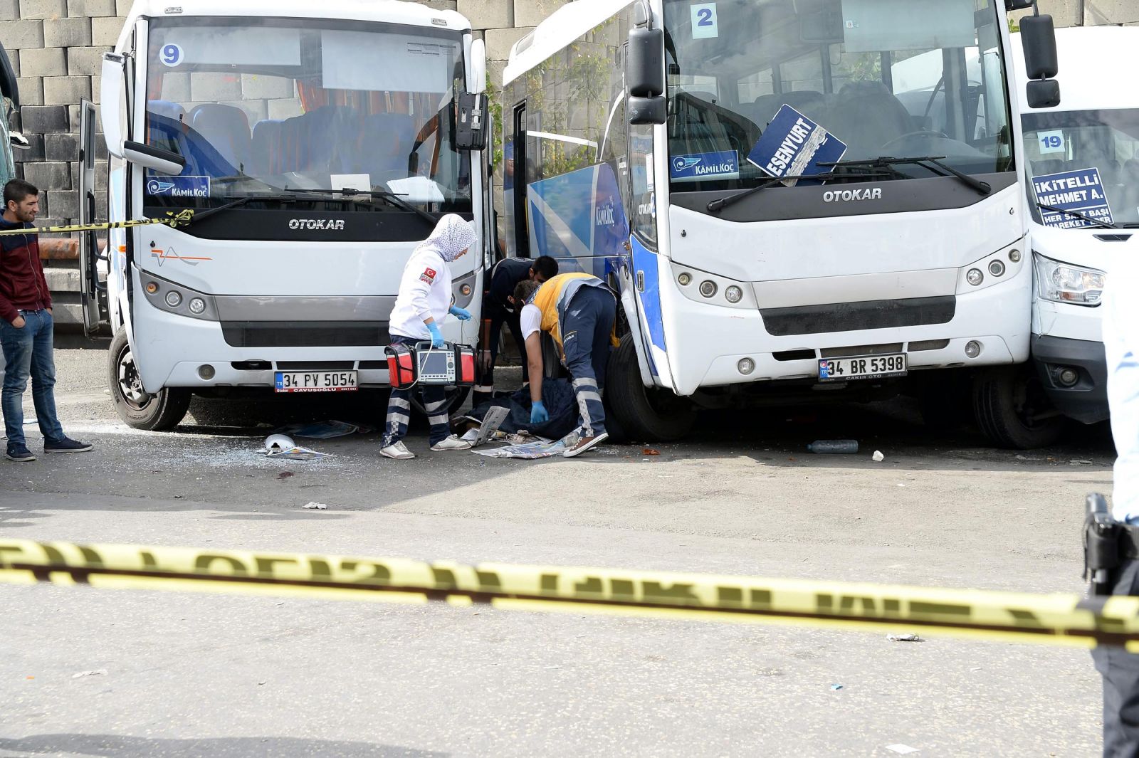 Bayrampaşa Otogarı'nda feci kaza: 1 ölü, 2 yaralı