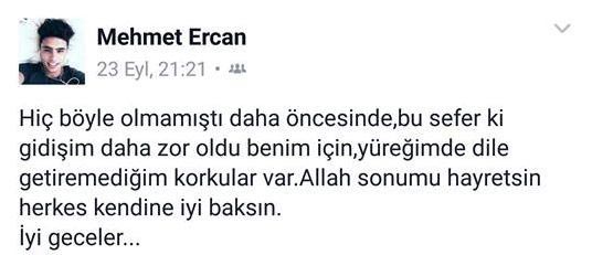 Genç futbolcu o mesajdan sonra hayatını kaybetti