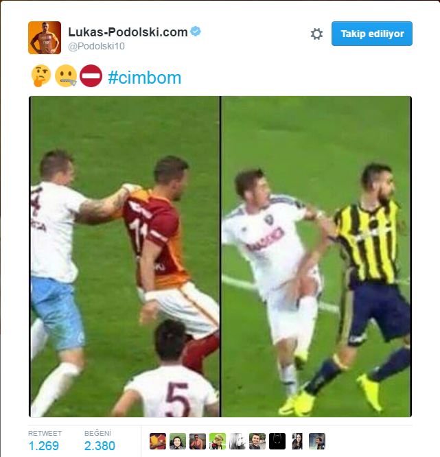 Podolski'den Hakem ve Fener tepkisi !
