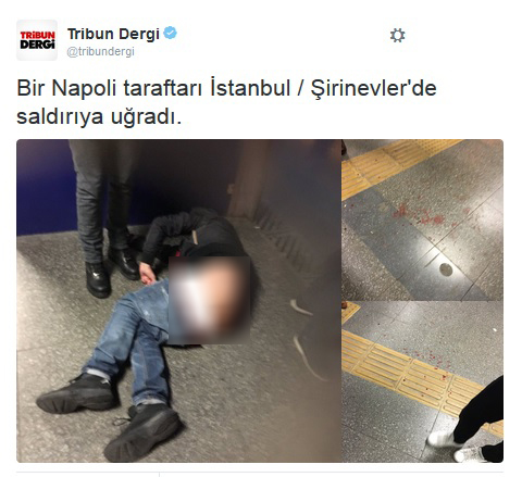 Napolili taraftarı Türkiye'de darp edip pantolonunu indirdiler iddiası
