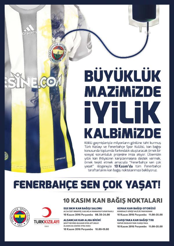 Fenerbahçe'den kan bağışına davet