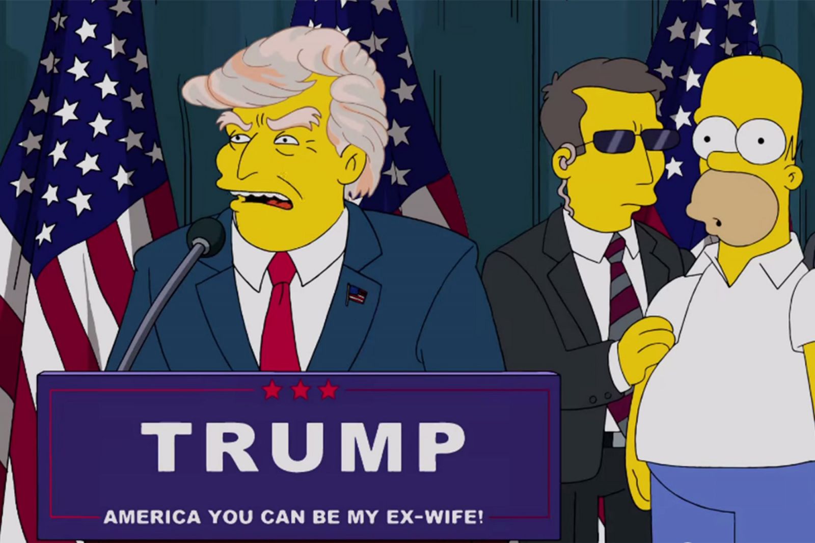 The Simpsons'un senaristinden Trump açıklaması geldi