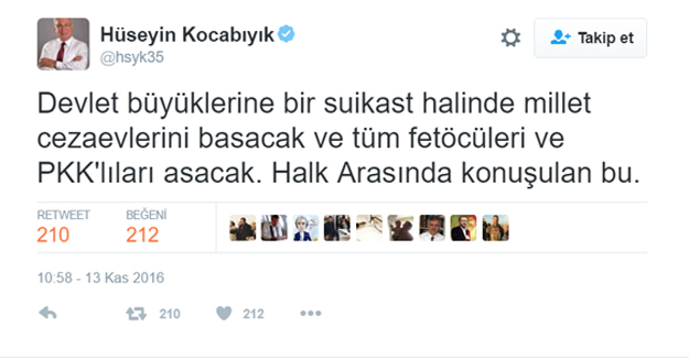 AKP'li vekilin iddiasına göre halk cezaevlerini basacak