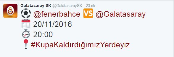 Fenerbahçe ve Galatasaray'dan derbi öncesi karşılıklı atışma