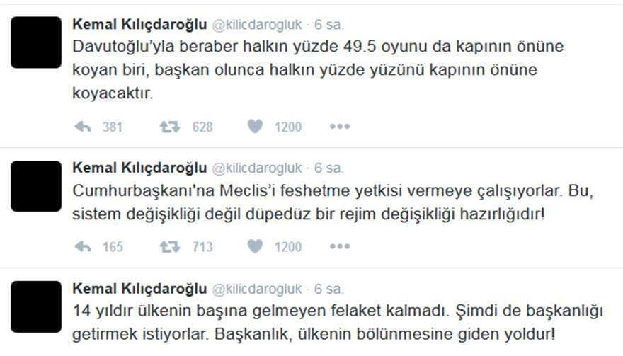 Kılıçdaroğlu: 'Başkan olunca halkın yüzde yüzünü kapının önüne koyacak'