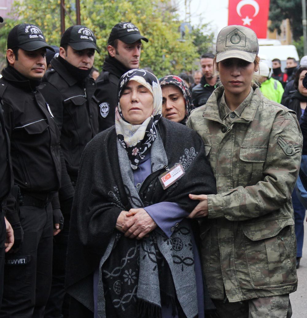 Fırat Kalkanı şehitlerinin cenazeleri memleketlerine gönderildi