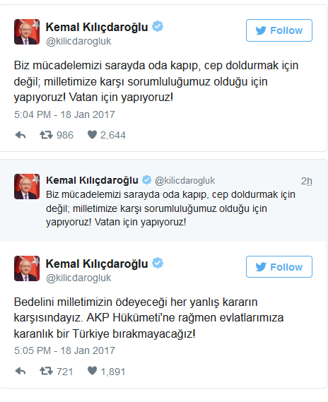 'Mücadelemizi vatan için yapıyoruz'