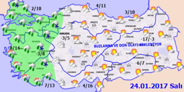 İki gün sürecek olan kar yağışı geliyor