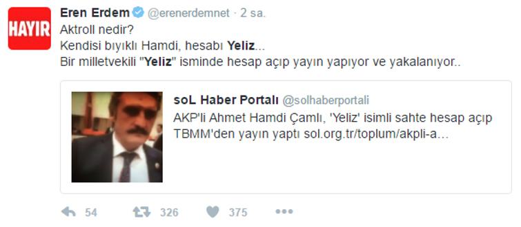 AKP'li vekil fake isimle hesap açarsa: Ah Yeliz zalım Yeliz