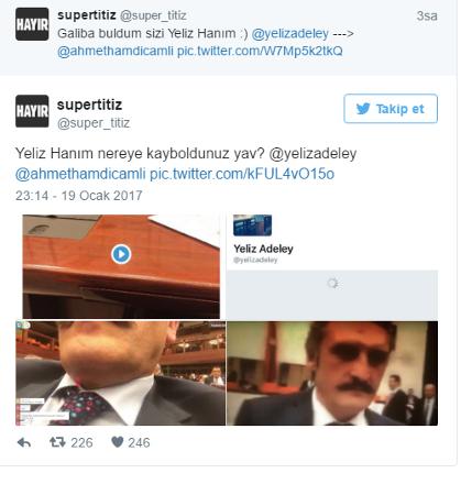 AKP'li vekil fake isimle hesap açarsa: Ah Yeliz zalım Yeliz