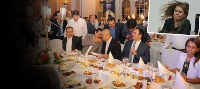 Meclis'te vekillere saldıran AKP'li Enç FETÖ yemeklerinde boy göstermiş