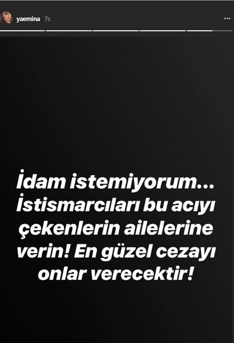 Emina Sandal 'Çocuk tecavüzcüleri idam edilmesin'