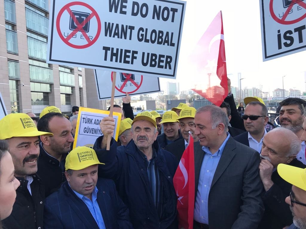 Uber&#039;de yeni perde... İşçiler Çağlayan&#039;da...