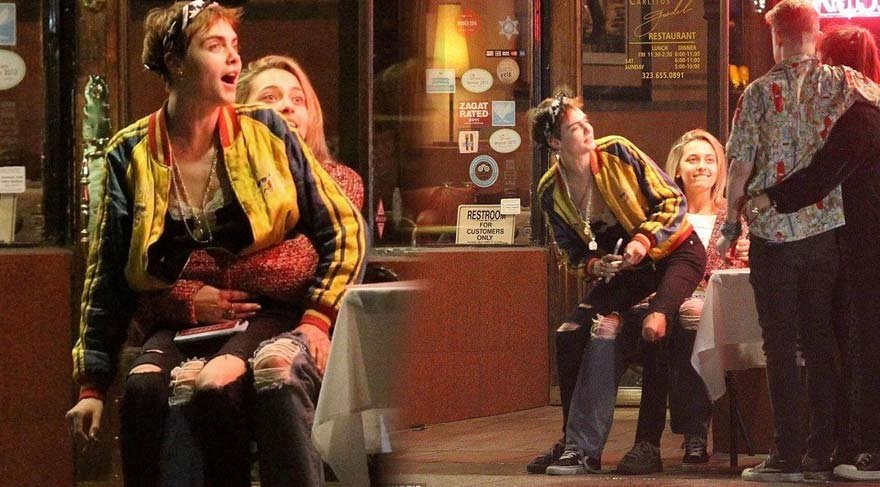 Dudak dudağa yakalandılar!