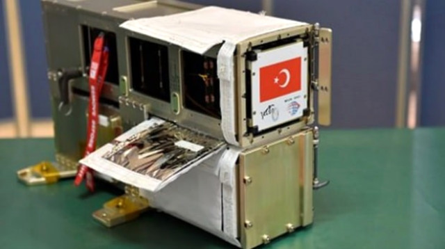 Türkiye&#039;nin küp uydusu uzaya gönderildi
