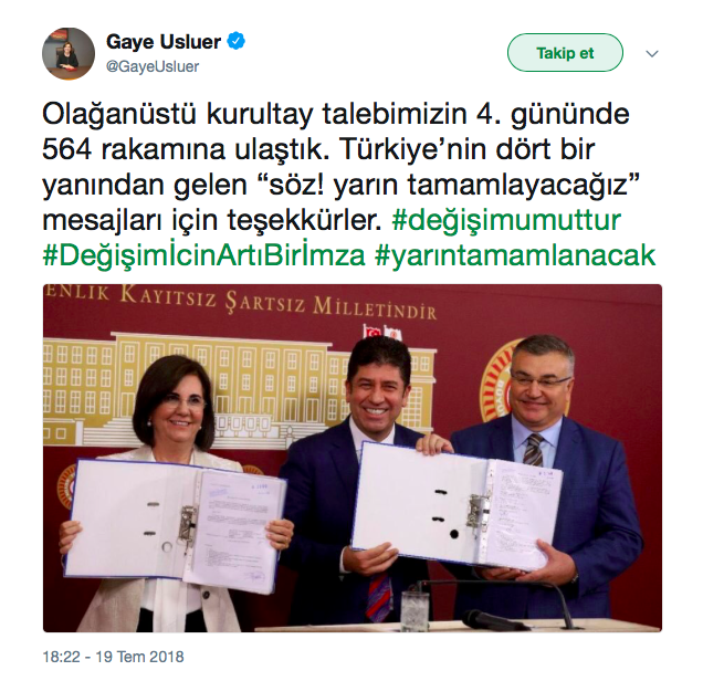 CHP&#039;de imza hareketliliği... 4&#039;üncü gün...