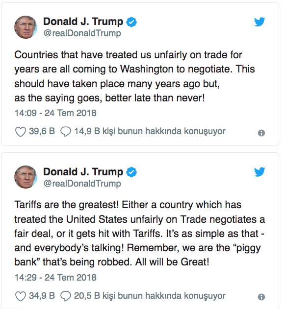 Trump o ülkelere meydan okudu