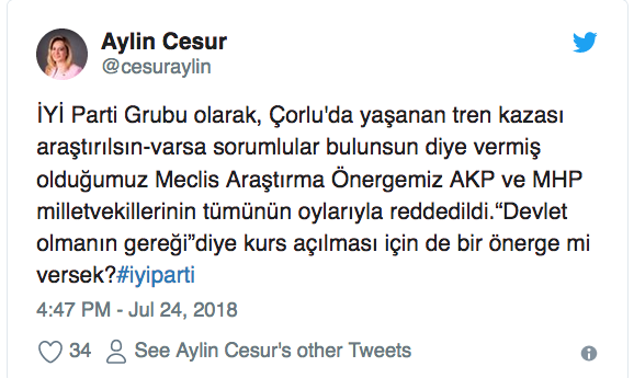 AKP ve MHP bir oldu; &#039;24 kişinin öldüğü tren kazası araştırılmasın&#039; dediler 