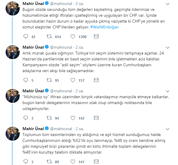 CHP'li Tezcan'dan AKP'ye cevap