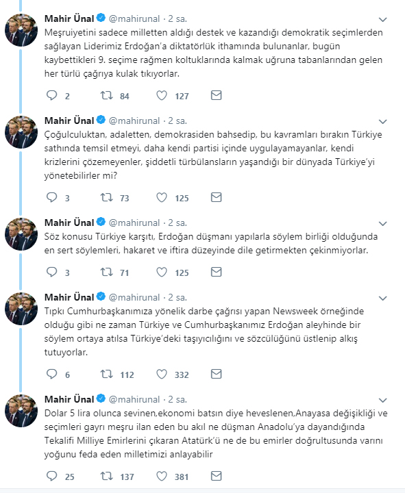 CHP'li Tezcan'dan AKP'ye cevap