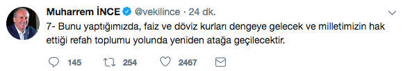 Muharrem İnce&#039;den kritik mesajlar