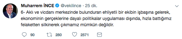 Muharrem İnce&#039;den kritik mesajlar