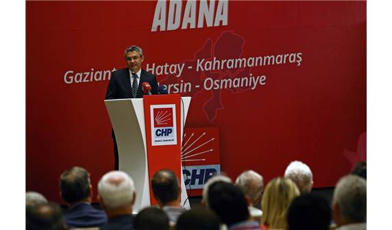 CHP&#039;li Salıcı Adana&#039;da konuştu