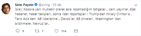 Şirin Payzın&#039;dan CNN Türk&#039;e duygusal veda