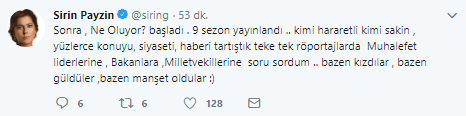 Şirin Payzın&#039;dan CNN Türk&#039;e duygusal veda