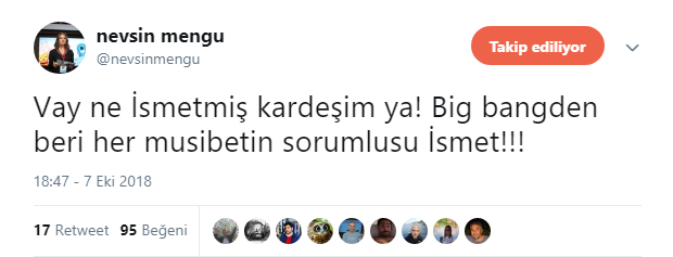 Nevşin Mengü: Vay ne İsmetmiş kardeşim ya!