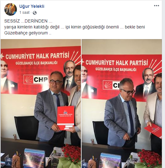 Uğur Yelekli aday adaylığını açıkladı