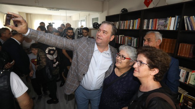Buca&#039;ya yakışır Cumhuriyet Kütüphanesi