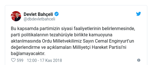 Bahçeli'den ittifakla ilgili flaş açıklama