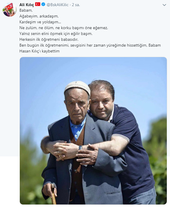 Başkan Ali Kılıç&#039;ın acı günü