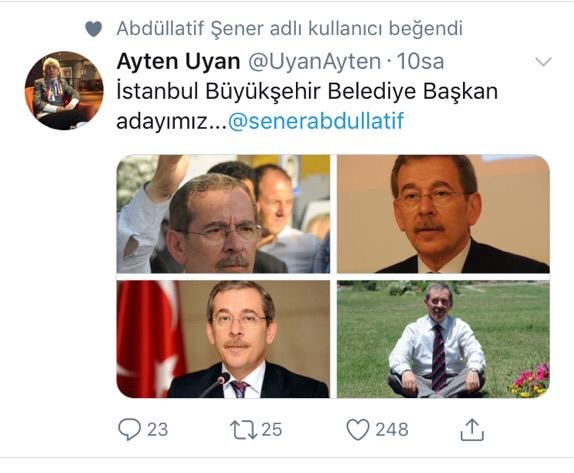 Şener'den kafa karıştıran beğeni!