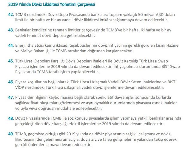 İşte Merkez Bankası&#039;nın 2019 yılı politikası