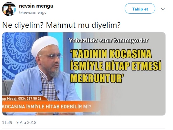 Nevşin Mengü&#039;den sert tepki: &quot;Ne diyelim? Mahmut mu diyelim?&quot;