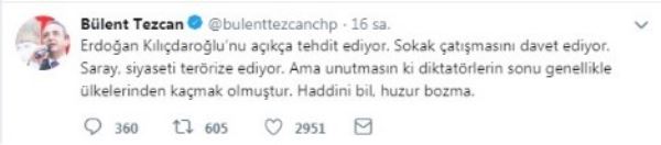CHP'den Erdoğan'a sert tepki: 'Diktatörlerin sonu...!