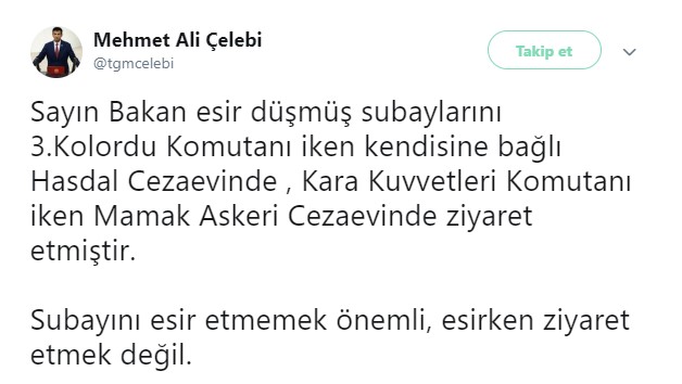 CHP'li Çelebi'den Hulusi Akar'a çok sert yanıt
