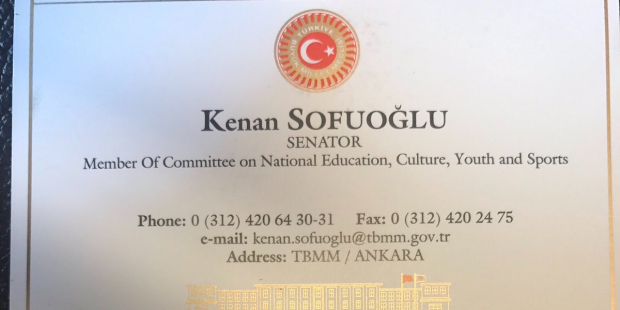 AKP'li vekil kendini 'senatör' ilan etti