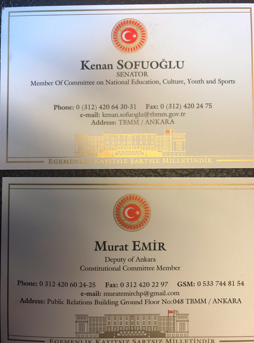 AKP'li vekil kendini 'senatör' ilan etti