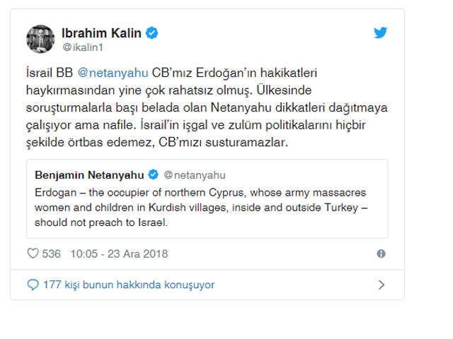 Türkiye&#039;den Netanyahu&#039;nun skandal sözlerine çok sert yanıt!