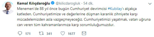 Kılıçdaroğlu: Kubilay'ı katleden zihniyete karşı mücadelemizden vazgeçmeyeceğiz