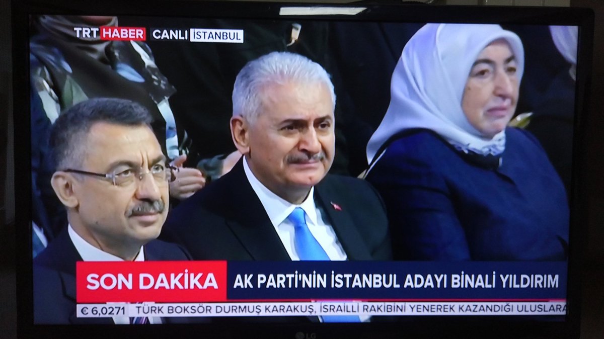 AKP&#039;nin İstanbul adayı Binali Yıldırım oldu!