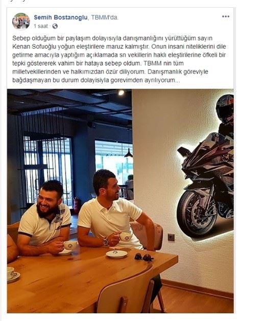 AKP'li Sofuoğlu'nun 'emireri' istifa etti!